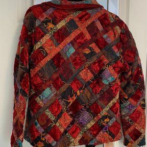 Unique Velvet Patchwork Jacket